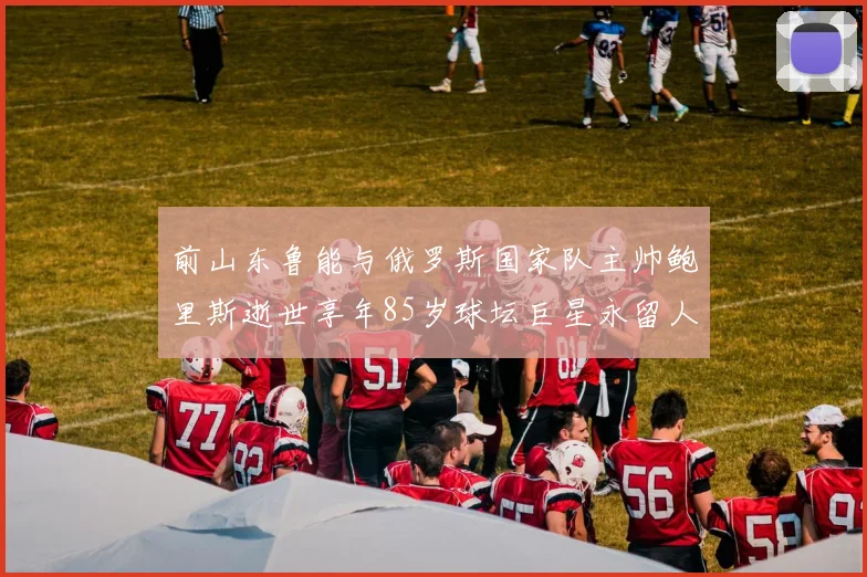 前山东鲁能与俄罗斯国家队主帅鲍里斯逝世享年85岁球坛巨星永留人间